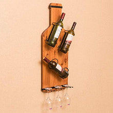 LHQ-HQ Vino Wine Rack Holder Parete Solido Legno for Il Vino Rack Sicuro e Stabile Titolare del Vino della Decorazione della casa del Vino di stoccaggio Rack di stoccaggio