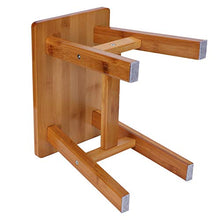 Crisis Bambino, Sgabello Basso antitarme, Panca Bambino, per la Vita(Small Square Bamboo Stool)