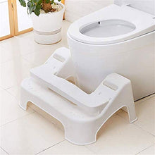 Adesign Bagno regolabile antiscivolo Sgabello da bagno Sgabello da bagno Allevia la stitichezza, il gonfiore |Allinea il colon per un sollievo più veloce, più facile, si adatta a tutti i servizi igien