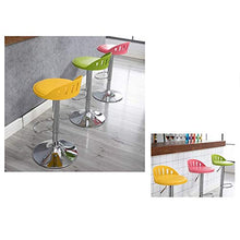 Poltrone Nubao Ecopelle Cucina Colazione Bar Stool, Pelle Breakfast Bar Sgabelli Faux Bar Stool Chair Altezza Totale 60-80cm (Colore: Rosso) (Color : Red)