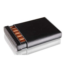 LSX Scatola di sigari Cigar Box, Portable Cigar Box Humidor Cigar Set Foderato di Pino Nero può Contenere 5 OYO (Size : 20x15x4cm)