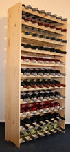 Scaffale porta bottiglie di vino in legno, per 77 bottiglie rw-3 – 77 145 x 72 x 26.5 porta vino in bottiglia scaffali
