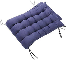 Topstylehouse, 1 cuscino reclinabile in morbido cotone, cuscino per divano da esterni, schienale alto, comodo cuscino antiscivolo, lavabile, facile da pulire (blu, 53 x 155 cm)