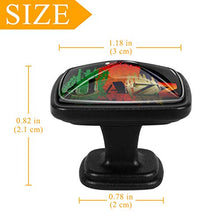 Jazz retrò 4 PCS Pomelli per Porta, Pomolo per Mobile, Pomelli per Mobili con Viti, Maniglia per Armadietto, Pomelli per Porta, Pomelli per Cassetti per Porta, Armadio, Cassetto e Credenza