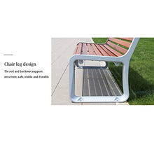 Household Products Sedie da Giardino, panchine da Esterno, panchine, panchine da Patio con braccioli Schienale, panchine da Patio Anti-corrosione e Resistenti al Sole, per Giardino/Veranda/Balcone