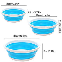 Portable lavaggio multifunzionale Round Up Bowl esterna Bagno Lavabo pieghevole benna Bacino portatile pieghevole Lavabo for uso domestico lavanderia lavaggio dell'automobile Camping viaggio Lavabo fo