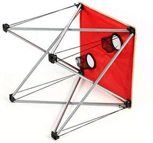Xicaimen Tavolo Pieghevole Tavolo da Spiaggia Tavolo Mobile/Tavolo da Pesca e Sedia/Tavolo da Campeggio e Sedia/Portatile 47 × 47 × 42 cm LITING (Colore: Verde)
