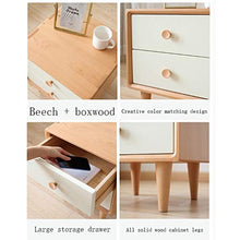 Yyqx comodino comodino semplice e moderno in legno comodino camera da letto mobili cassetto armadio comodino in faggio