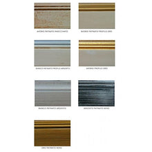 Estea Mobili - ARMADIO IN LEGNO MASSELLO AVORIO ANTICATO CON PROFILI E DECORATO A MANOL 128 P 60 H 200 - 461-A - Come foto