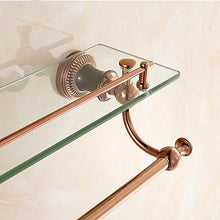 SWNN Bathroom Shelves Toilette in Vetro Bagno Multistrato con Portasciugamani Accessori Bagno Hardware Bagno Mensola Bagno