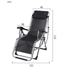 FUFU Sedie a Sdraio Lounge Chair, Sedia Pieghevole per Ufficio Sedia Pausa Pranzo Beach Chair Lounge Chair Siesta Sedia Pigro Sedia 121 * 48 * 115cm Pieghevoli