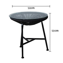 WNN-URG Sedia da Salotto/Grande Sedia a Sdraio da Interno/Esterna/Sedia Esterna/per Bistro/a terrazza URG (Color : Black Chair {One})
