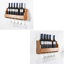 ZHJDX Cremagliera del Vino fissata al Muro, espositore della Bottiglia di Vino di Vetro di Vino, Supporto di Vetro del Gambo Lungo