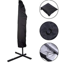 Ombrellone coprire grandi ombrello protettivo Semicabina UV-Anti antivento per sbalzo Parasol