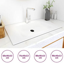 vidaXL Lavabo da Incasso 750x460x130 mm in SMC Bianco
