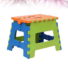 KOLOSM Sgabello Pieghevole da Bagno Sgabello Pieghevole a Forma di Quadrato in plastica Bagno Piccola Panca Sgabello Pieghevole Portatile (Color : Picture 1)