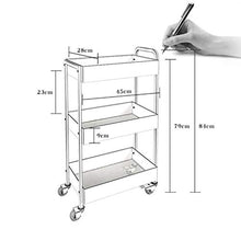 &ripiano di stoccaggio Scaffalature Mobili per cucina Cucina Finitura per bagno Scaffale per frutta e verdura Carrello a 3 strati con ruote Scaffale mobile nero Scaffale di finitura