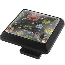Motivo floreale grigio 3 PCS Pomelli per Porta, Pomolo per Mobile, Pomelli per Mobili con Viti, Maniglia per Armadietto, Pomelli per Porta, Pomelli per Cassetti per Porta, Armadio, Cassetto e Credenza