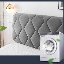ASDFY Copri-Letto in Tessuto all-Inclusive Copri-Letto in Tinta Unita Parapolvere per Schienale Copri-Comodino Copri-Letto Morbido Addensato （Grigio）