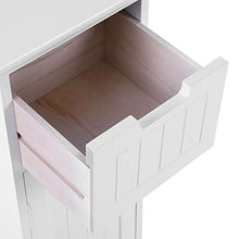 Bicaquu Armadietto da Bagno, Armadio da Bagno, Armadio da Bagno Multiuso 30 * 30 * 81,5 cm per Ufficio Domestico