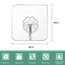 24 Pezzi Ganci appendiabiti , ganci trasparenti gancio autoadesivoet, regolabili 180 ° impermeabili antitraccia in PVC ganci per Cucina bagno camera da letto ecc,senza foratura, portata massima 11 kg