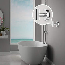 BOLANA 2 Pezzi Ganci Appendiabiti in Acciaio Inox Ganci Appendi Accappatoio Bagno Ganci Appendiabiti da Parete a Vite Ganci Cucina da Muro Viti Impermeabile per Cucina Bagno