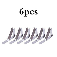 EVENN - Set di 6 mollette per tovaglia, in acciaio inox, per picnic, matrimoni, feste, casa, giardino