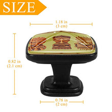 Tribù hawaiana 4 PCS Pomelli per Porta, Pomolo per Mobile, Pomelli per Mobili con Viti, Maniglia per Armadietto, Pomelli per Porta, Pomelli per Cassetti per Porta, Armadio, Cassetto e Credenza