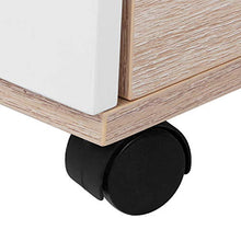 Console Notte con 3 Cassetti,Comodino da Letto Elegante,Tavolo Rivista,Comodino Camera da Letto, in MDF,40 x 40 x 57 cm
