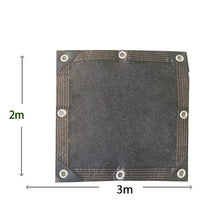 PENGDDP Rete ombreggiante Rete ombreggiante Rete di Protezione Solare Parasole Buon Effetto ombreggiante Rete ombreggiante per Piante da Serra (2x3m Nero)-Nero 2x3m