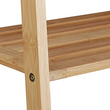 Relaxdays Scaffale Libreria in bambù, HLP: 91 x 51 x 32 cm, 3 Ripiani Portaoggetti, Mobile per Camera, Salotto, Naturale, Legno, Marrone Chiaro, 1
