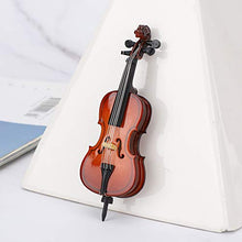 Adesivo Frigorifero a Forma di Violoncello, Magnete Tridimensionale per Frigorifero in Legno di Tiglio Tridimensionale per Regalo Decorativo per la Casa