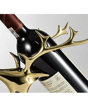 JL Wine Holder Rack, cremagliera controsoffitto Vino, Wine Rack Tavolo Home Décor Pranzo Rack Accent Vino magazzinaggio for Il Vino di stoccaggio - No Assembly Required Elegante Holder Vino