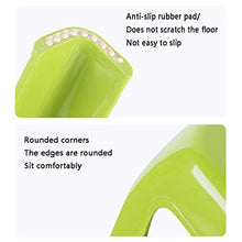 H-M-Shelf Sgabello Antiscivolo in plastica, Sgabello Che Cambia Scarpe, Sgabello per Il Bagno Addensato per la casa, Sgabello Basso, Sgabello Basso 29.6x29.6x26.7cm (Color : Green)