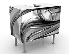 Mobile per lavabo design Illusionary II 60x55x35cm, basso, Larghezza: 60cm, regolabile, mobiletto da lavandino, lavandino, mobiletto da lavabo, lavabo, mobiletto, bagno, bagnetto, mobile da bagno