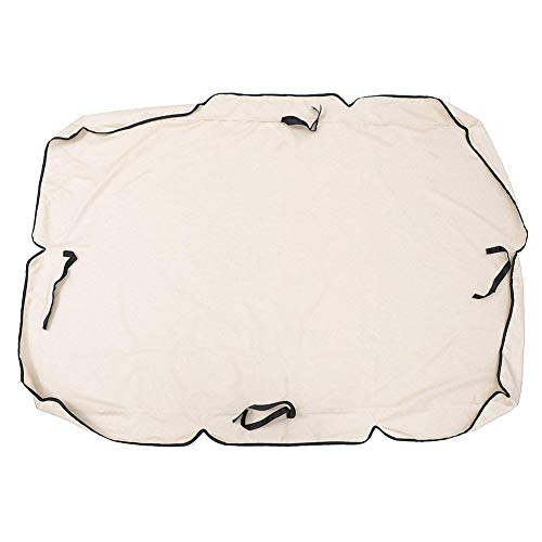 Copertura di ricambio per altalena, in tessuto di poliestere, impermeabile, anti-UV, antipolvere, amaca, copertura per altalena, per esterni, giardino, patio, 3 posti