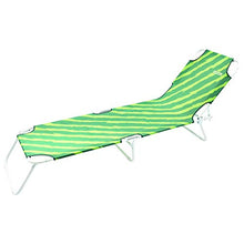 Pierre Cardin, Verde, Linea Haiti, Lettino con Strasburgo, Mare Giardino Piscina, 188x55x24 cm