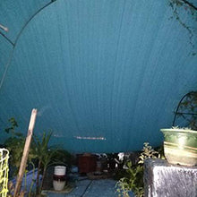 HLMBQ Rete Ombreggiante Polietilene Telo Ombra Telone Copertura frangisole Respirante Giardino recinzioni coperture balconi Azzurro 2m x 1m
