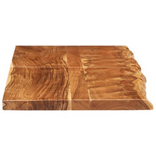 vidaXL Legno Massello di Acacia Piano per Lavabo Bagno Ripiano per Lavello Rustico Mensola per Lavandino Accessori per Bagno 140x55x3,8 cm