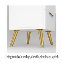 Comodini Camera Locker, Camera da Letto, Soggiorno Locker, Living Room Divano Fianco del Mobile (Color : White)