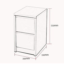 AINIYF Comodino in Legno massello Armadietto Stretto Armadietto Comodino Armadietto a Pavimento Divano Laterale (Dimensioni: 39x30x53cm) (Color : Milky White)