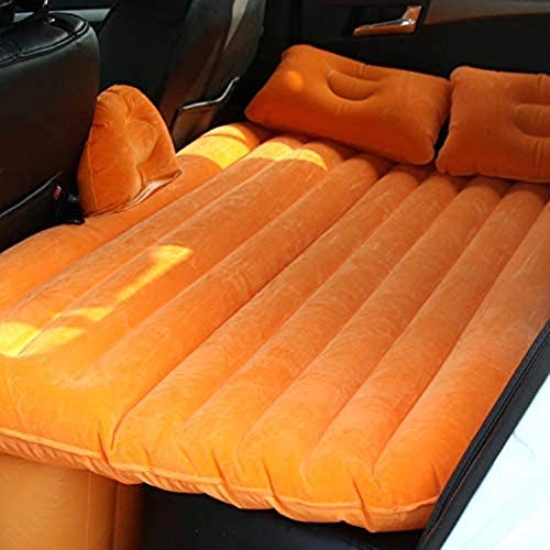 HongLianRiven Lettino da Viaggio Auto Gonfiabile Tornio affollamento Car Materasso Gonfiabile Auto Medio Lettino da Viaggio Letto for Bambino Rest Bed 5-12 (Color : Red)