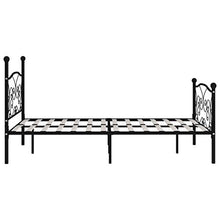 SKM Giroletto con Doghe Nero in Metallo 140x200 cm (22.6kg)