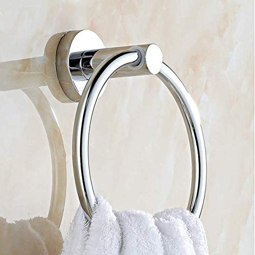 MBYW Portasciugamani Moderno Portasciugamani Elegante per Il Bagno di Moda Portasalviette in Acciaio Inox, portasciugamani da Bagno, portasalviette ad Anello Rotondo, portasalviette Senza Bagno
