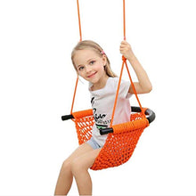 Altalena Sicura per Bambini, Adatta per Interni, Esterni, Parco Giochi, Giardino-Arancio