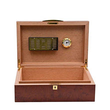 BINGFANG-W Teak Legno Carta Mellow Cedar humidor in Legno Cigar Humidor
