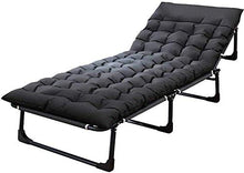 Pieghevole Zero Gravity Chaise Lounges Sedia a Sdraio da Giardino Lettino da Giardino Sedie da Giardino Letto con Materasso,Letto Singolo Ampliato 68 Cm Di Cotone Pad Antiscivolo Pausa Pranzo