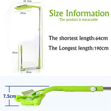 SSAYY Spray Mop Pulizia Telescopica della Maniglia Pieghevole in Vetro Spugna Mop Cleaner Finestra Regolabile Estensibile Pulizia Domestica Pulizia Mop Scopa