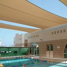 Rete ombreggiante Patio Tenda da Sole Tenda da Vela, Tenda da Sole Rettangolare Tenda da Sole 95% UV Pergola Cortile Parasole (Size : 4x4M)