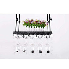 Elegante Semplicità Portabottiglie Porta Bicchiere da Vino/Appeso Porta Bicchiere da Vino Europeo/Porta Capovolto per Soggiorno Porta Bicchiere da Vino Portabottiglie da Parete, HJJ, 50 * 22 ce